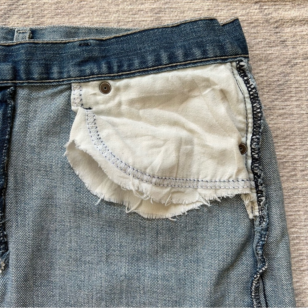 Karen Kane Denim Mini Skirt - Picture 3 of 4